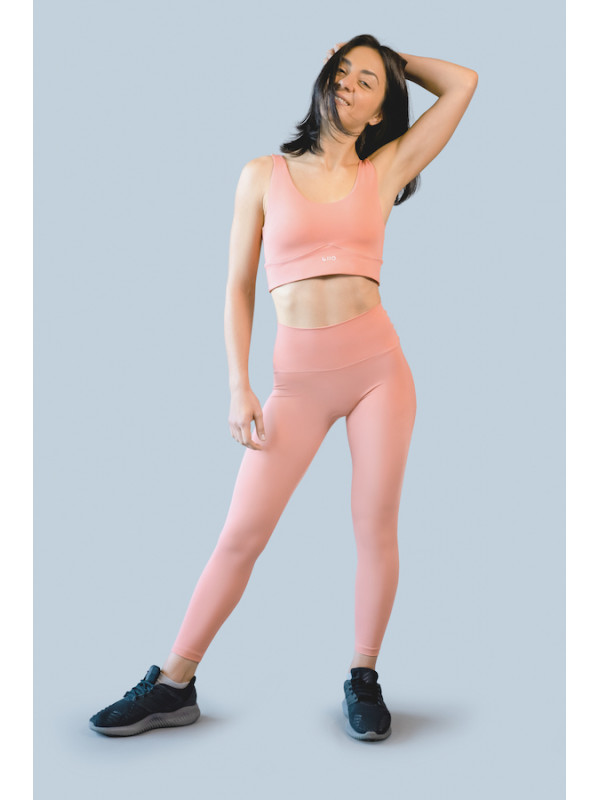 Recycled Peach Sport Bra