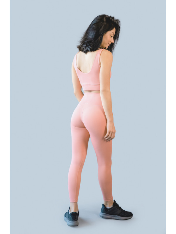 Recycled Peach Sport Bra